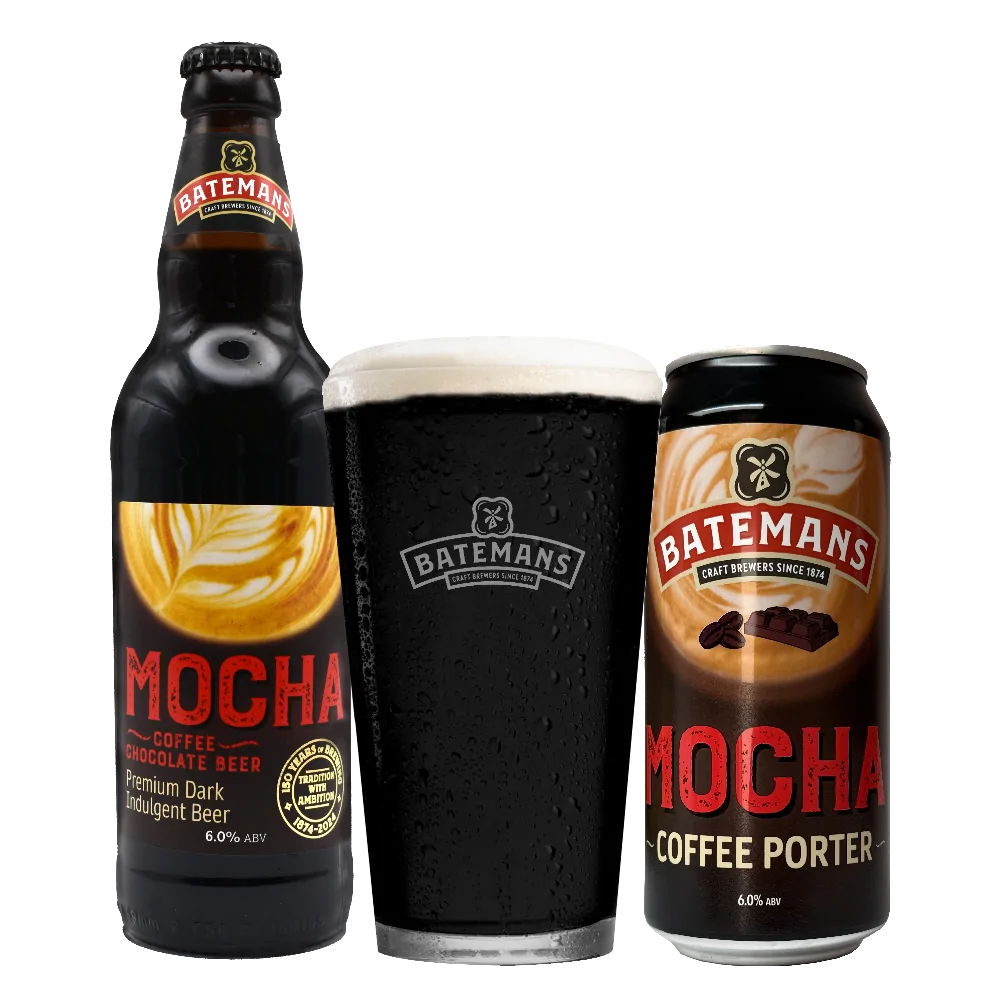 Batemans Mocha 500ml Bottled & 440ml Can Beer