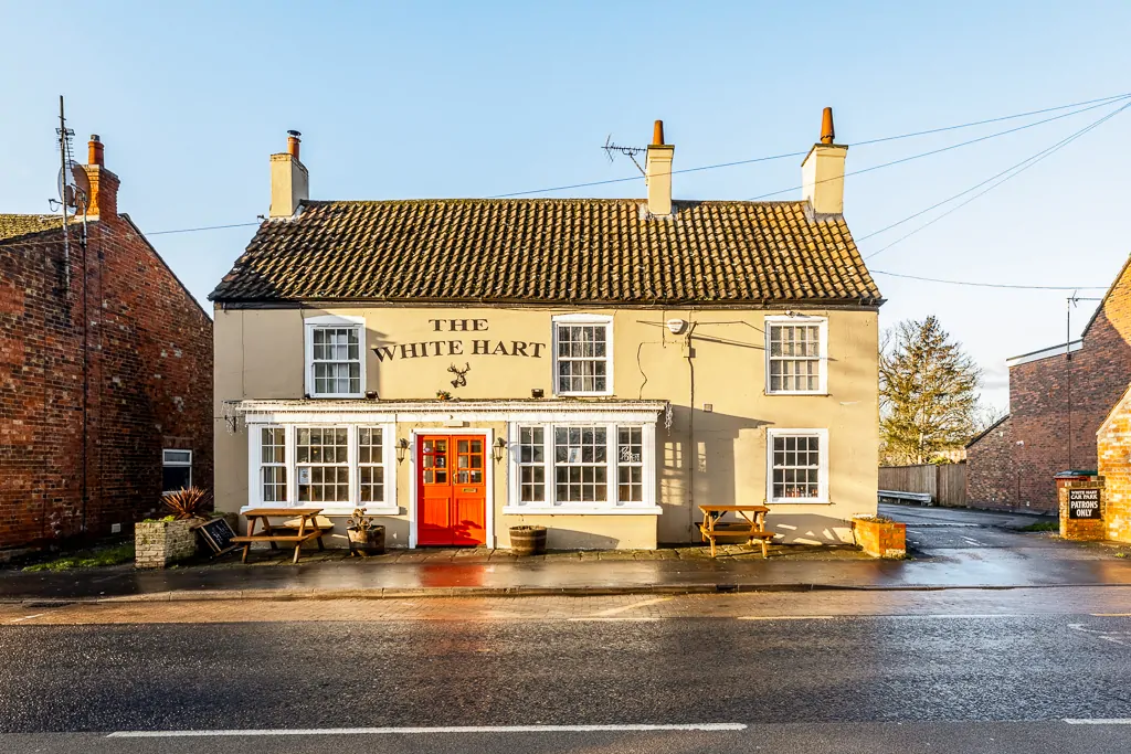 Batemans Pub - White Hart, Sibsey - Exterior Drone Photo