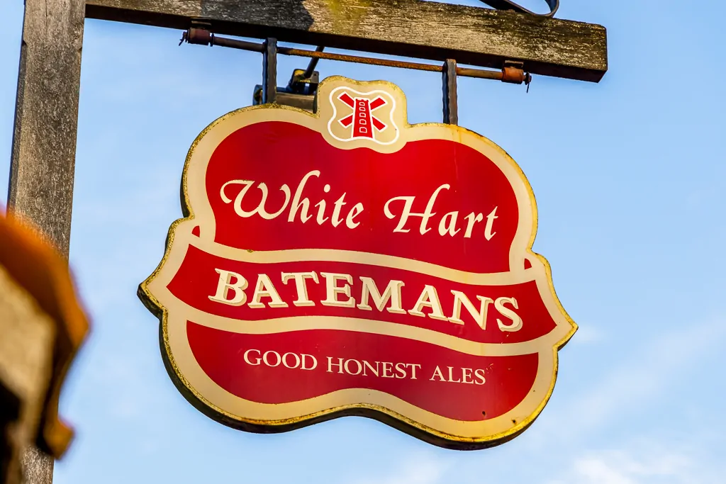 Batemans Pub - White Hart, Sibsey - Exterior Signage