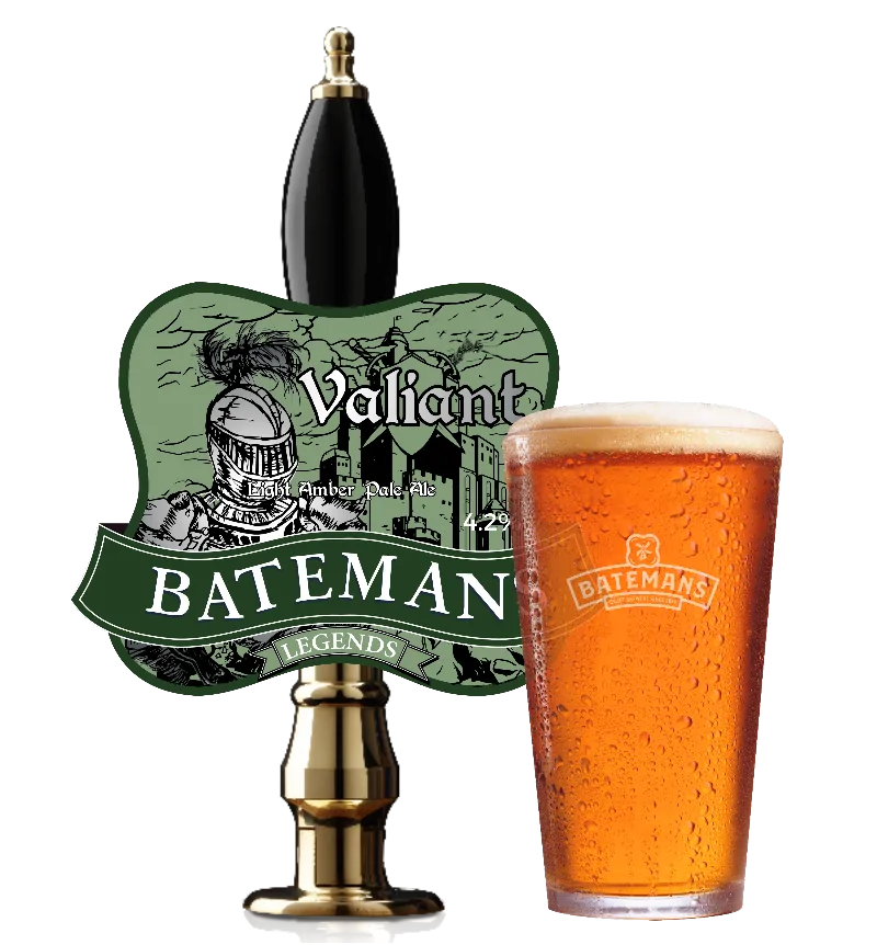 Batemans Valiant 4.2% ABV Light Amber Beer