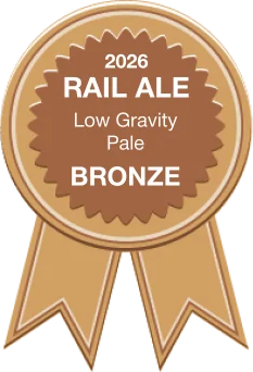 2026 Rail Ale Festival Batemans 5G (Five Generations) Bronze Medal in the Low Gravity Pale Category