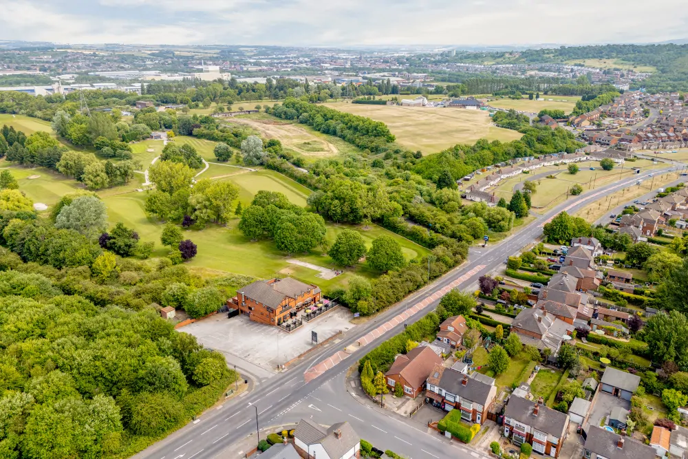 Batemans Pub - The Fairways, Brinsworth - Exterior Drone