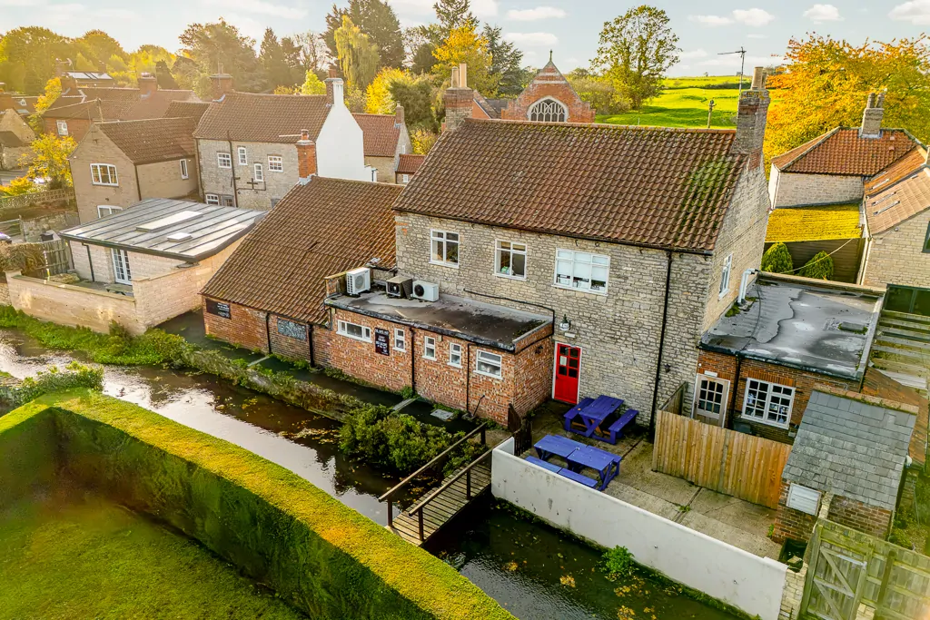 Batemans Pub - White Hart, Nettleham - Drone Exterior Rear Photo