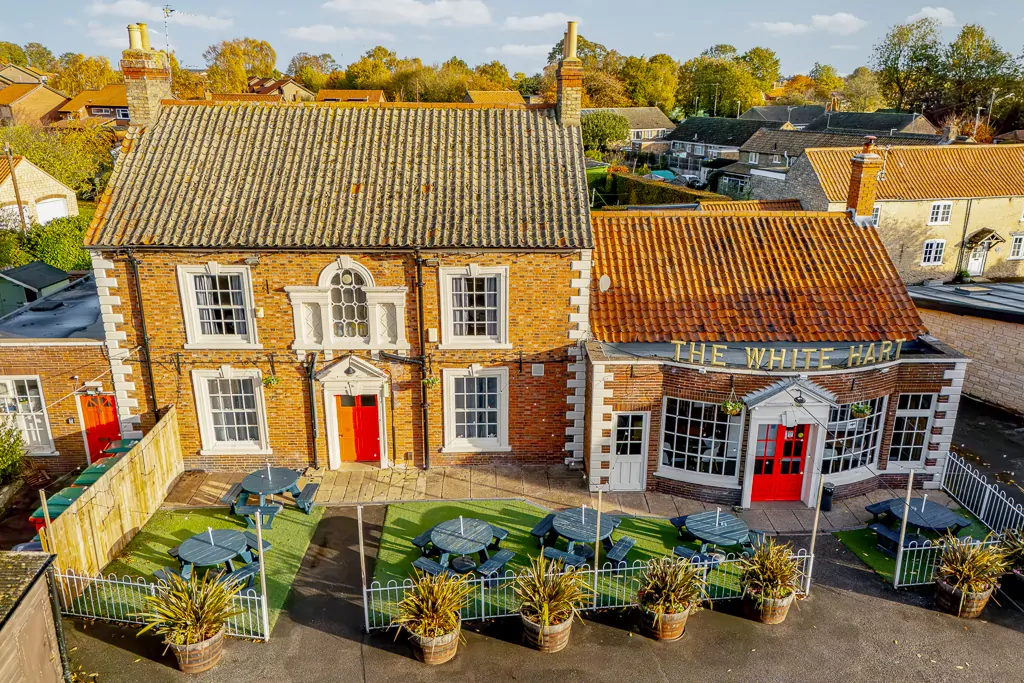 Batemans Pub - White Hart, Nettleham - Exterior Drone