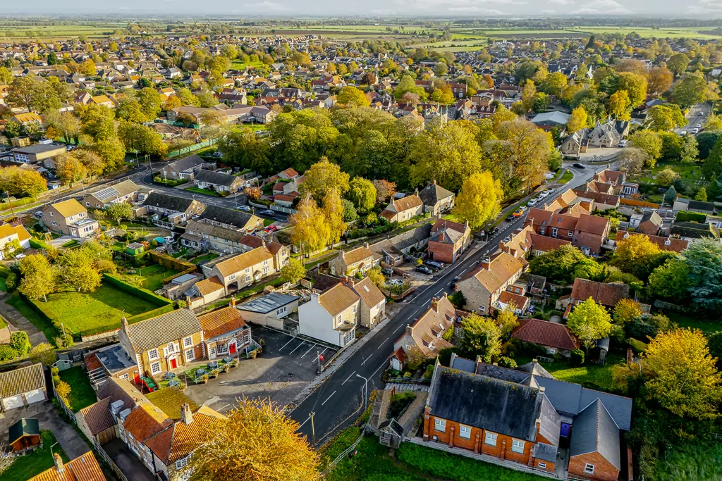 Batemans Pub - White Hart, Nettleham - Exterior Drone