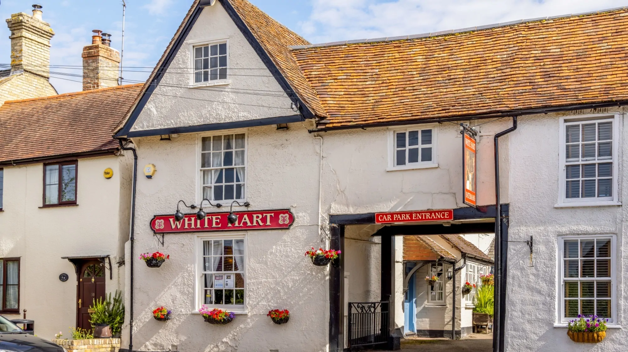 Batemans Pub - White Hart. Great Staughton - Exterior - Banner Photo