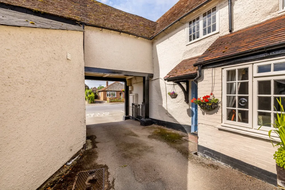 Batemans Pub - White Hart. Great Staughton - Exterior Side Entrance