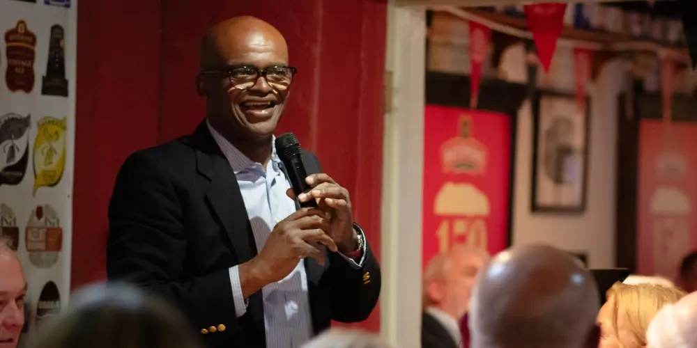Batemans celebrate 150th anniversary with Brewers lunch - Kriss Akabusi, MBE was in attendance with guests to enjoy the celebrations.