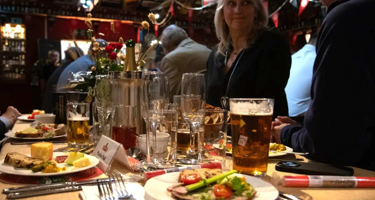 Batemans celebrate 150th anniversary with Brewers lunch - Delicious Lincolnshire Food served at the celebrations, washed down by a few pints of Batemans 5G.