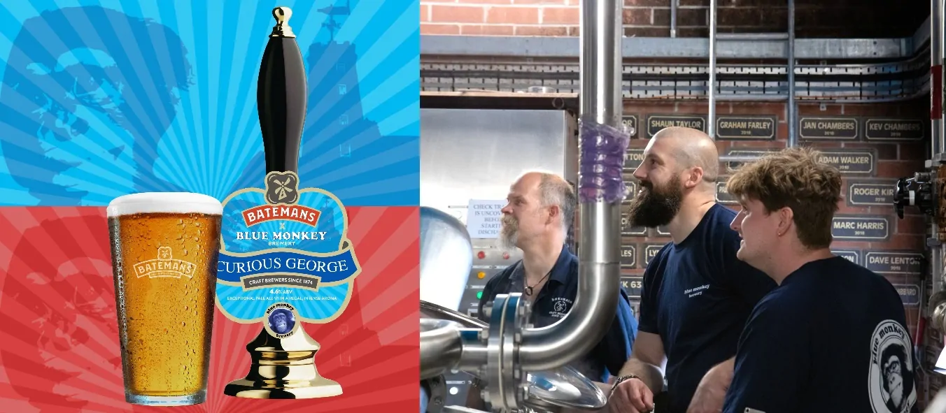 Batemans and Blue Monkey Brewery Collaboration - Curious George