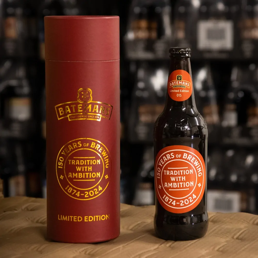 Batemans Limited Edition Tradition with Ambition Bottle Beer with Presentation Tube - ABV 7.8%