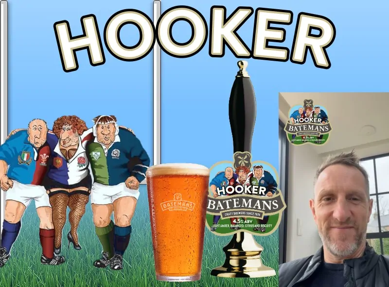 Batemans Hooker Beer - Ready for the Six Nations