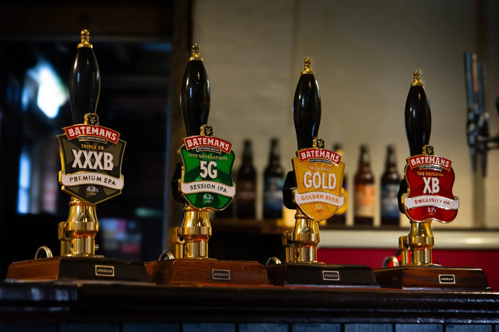 Batemans Brewery pump clips