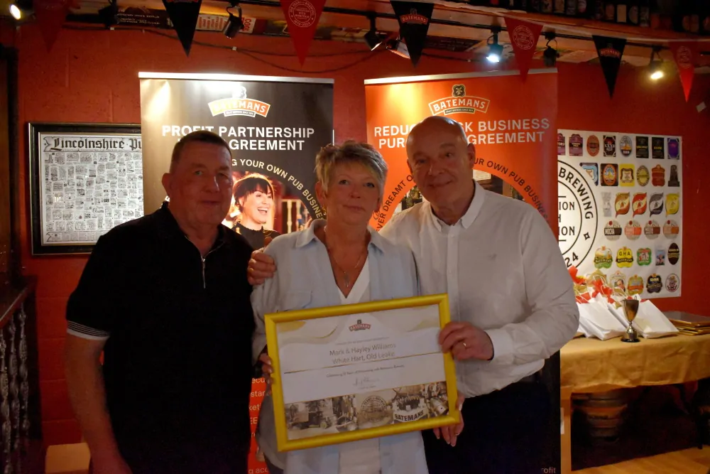Batemans Brewery - Rewarding Success Publican Awards