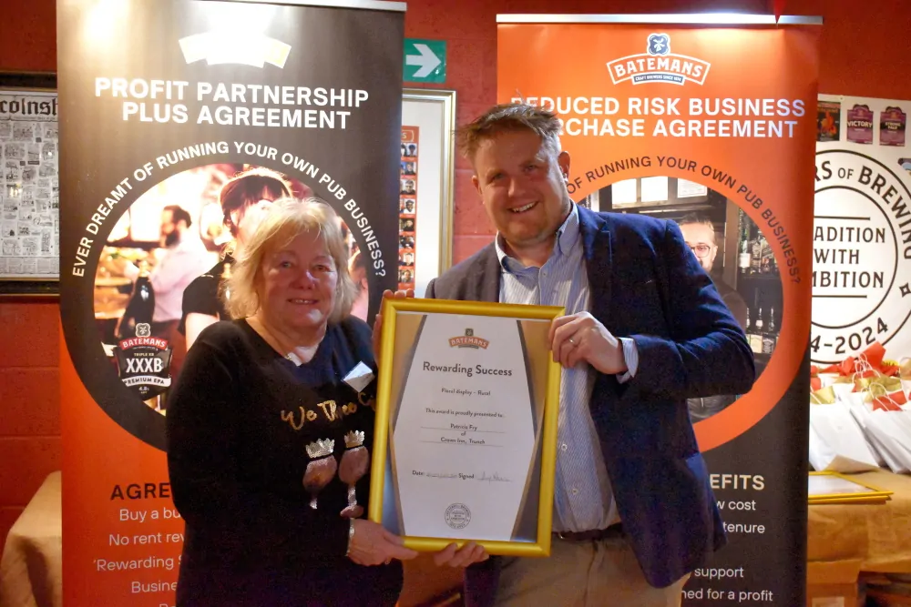 Batemans Brewery - Rewarding Success Publican Awards