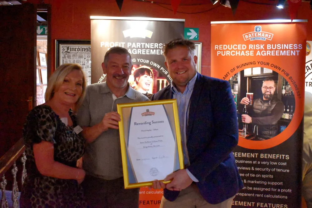 Batemans Brewery - Rewarding Success Publican Awards