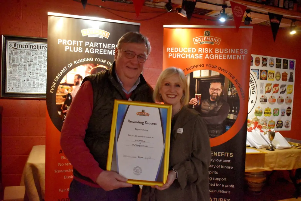 Batemans Brewery - Rewarding Success Publican Awards