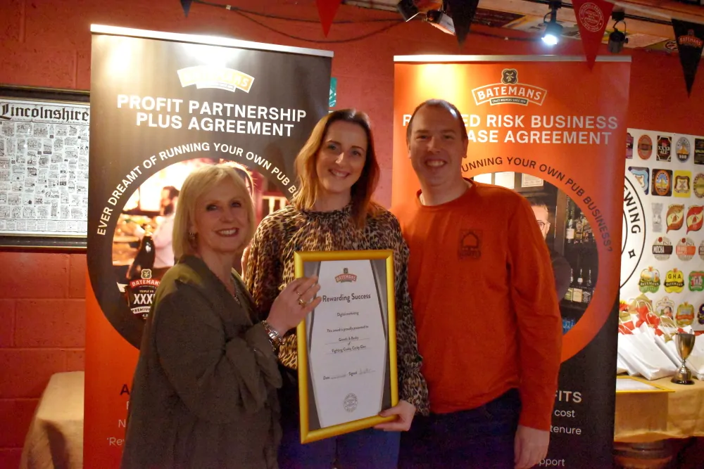 Batemans Brewery - Rewarding Success Publican Awards