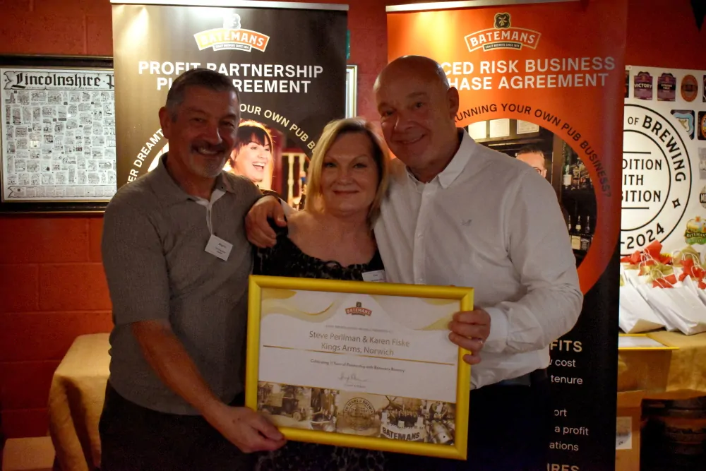 Batemans Brewery - Rewarding Success Publican Awards