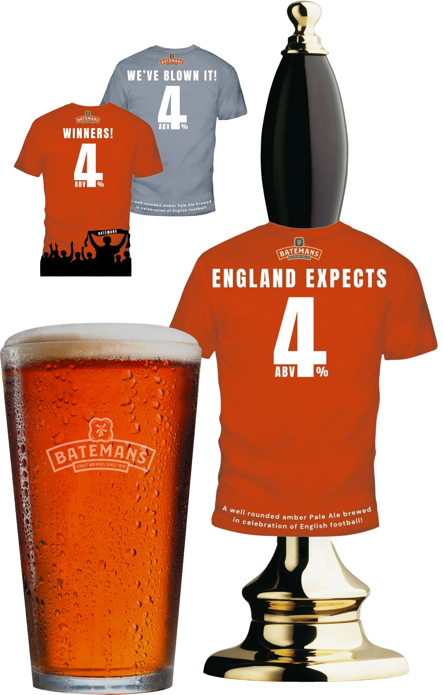 Batemans England Expects - The perfect way to watch England with a pint & friends!