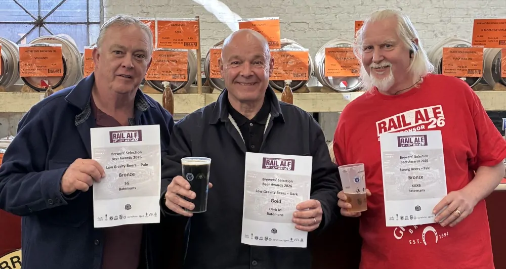 Rail Ale Festival Beer 2026 - Award Certificates Presentation with Stuart Bateman